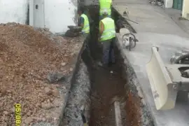 Trabalhos de substituição de tubagem de água de pressão na zona de São Roque - 1