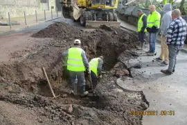 Infraestruturas Saneamento Básico Rua Padre José Cordeiro Rebelo e Rua da Nazaré Fajã de Cima - 1