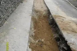 Substituição da rede de distribuição de água na Rua das Murtas nas Capelas - 3