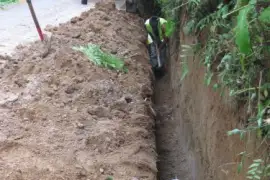 Construção do Abastecimento de Água na Grota da Figueira - 1