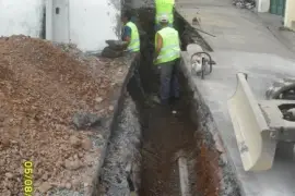 Trabalhos de substituição de tubagem de água de pressão na zona de São Roque