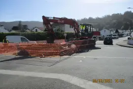Remodelação de parte do Coletor de Águas Residuais Pluviais na Rua da Caridade, Sete Cidades