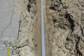 Substituição da rede de distribuição de água na Rua das Murtas nas Capelas