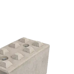 Material Bloco tipo "Lego"