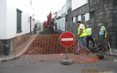 Empreitada Saneamento Básico e Pavimentação Rua Arantes Oliveira